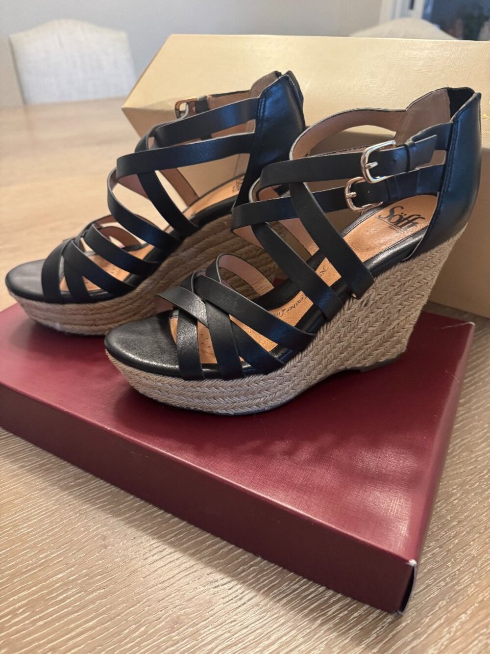 Sofft Priti Wedge Espadrille Sandals